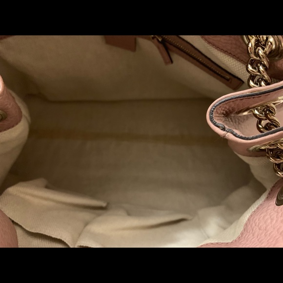 Authentic Gucci shoulder bag (light pink) - Picture 8 of 9